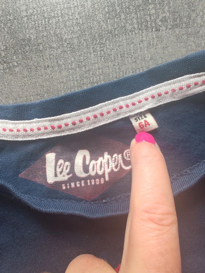 Tee shirt lee cooper 6 ans - photo numéro 2