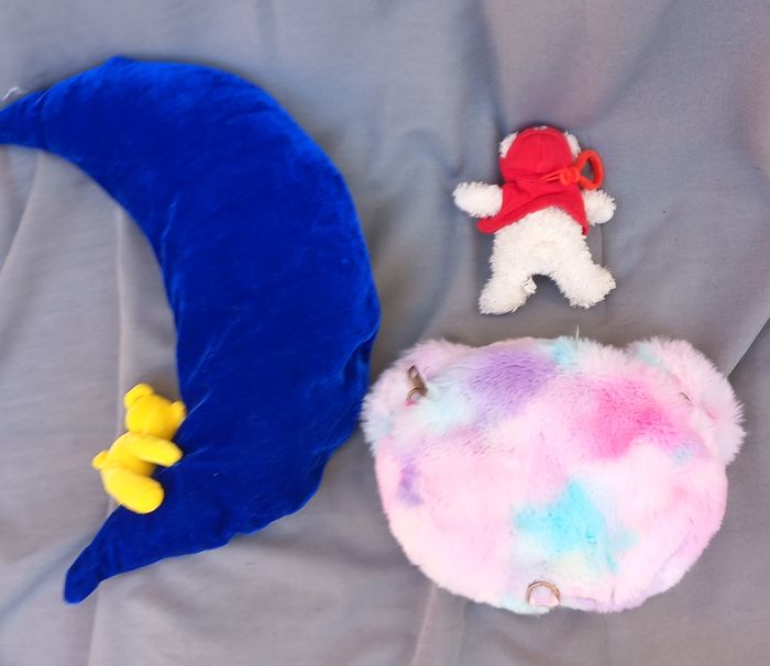 Lot de 3 peluches ourson - photo numéro 2