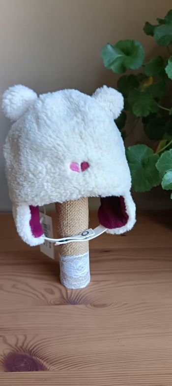Bonnet aviateur blanc Catimini