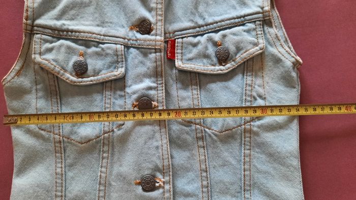 Veste en jean sans manche - photo numéro 4