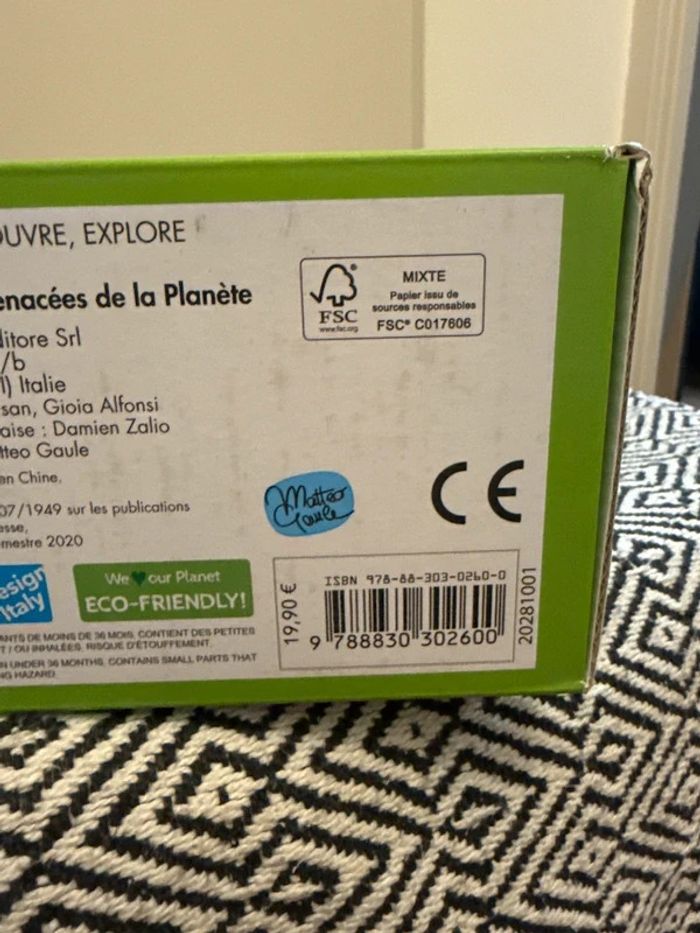 Sassi - Coffret Les animaux : les espèces menacées de la planète puzzle et livre - photo numéro 3