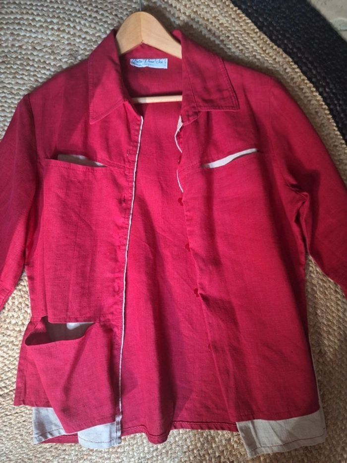 Veste chemise 100 pour cent lin - photo numéro 5