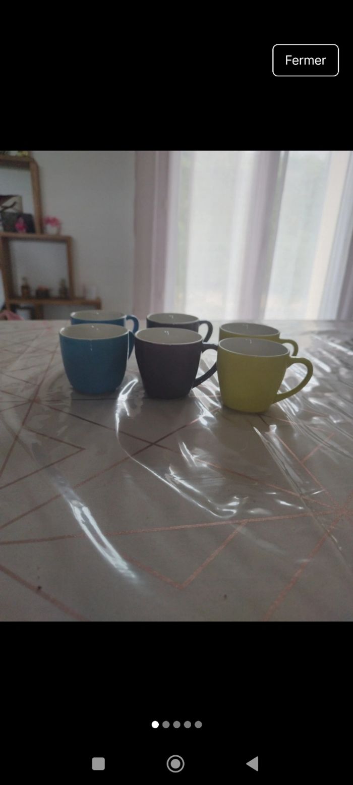 Lot de 6 tasses à café - photo numéro 5