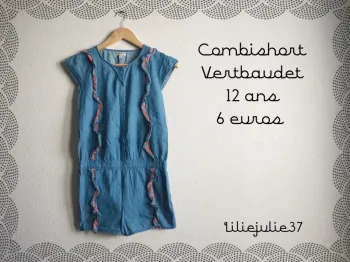 Combishort Vertbaudet 12 ans