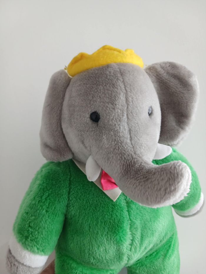 Peluche Babar le Roi des Éléphants - photo numéro 2