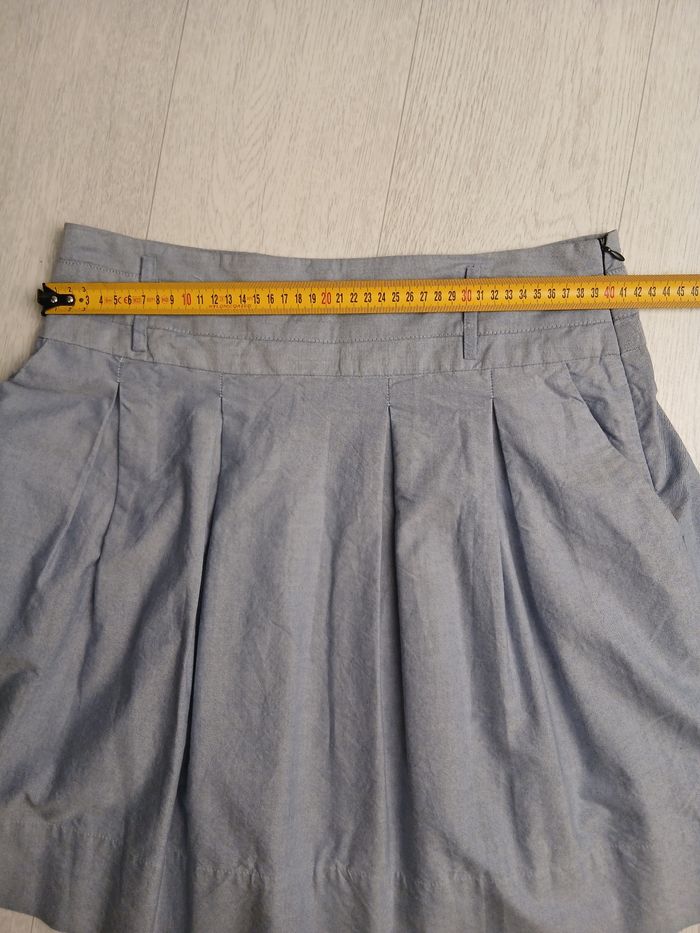Jupe Zara Bleue clair Taille L - photo numéro 7
