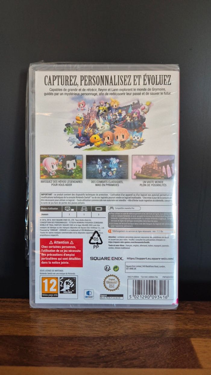 Jeu switch neuf " World of Final Fantasy maxima " - photo numéro 2