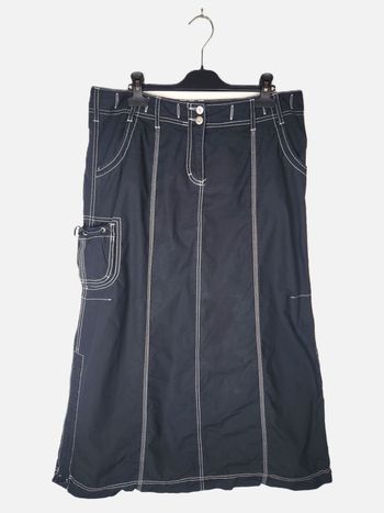 Luisa Cerano Jupe longue évasée bleu Taille 44