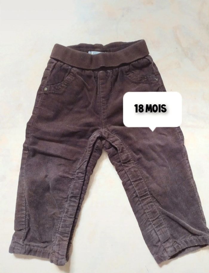 Pantalon velours marron