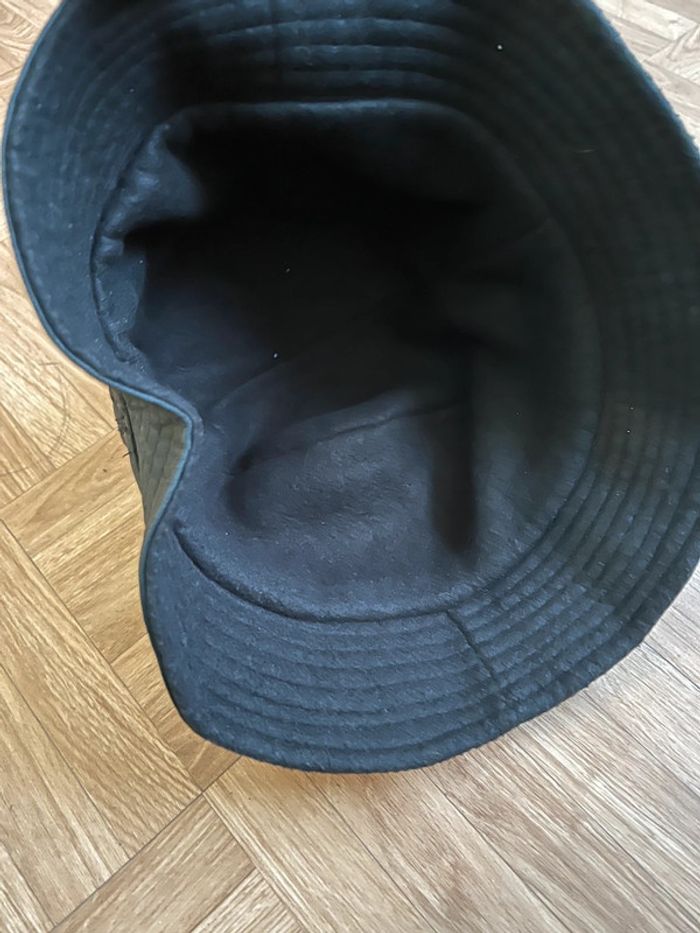 Chapeau bob noir réversible vintage - photo numéro 4