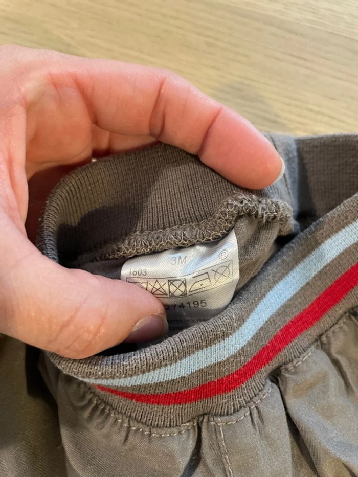 Pantalon de jogging marron 3 mois - photo numéro 2