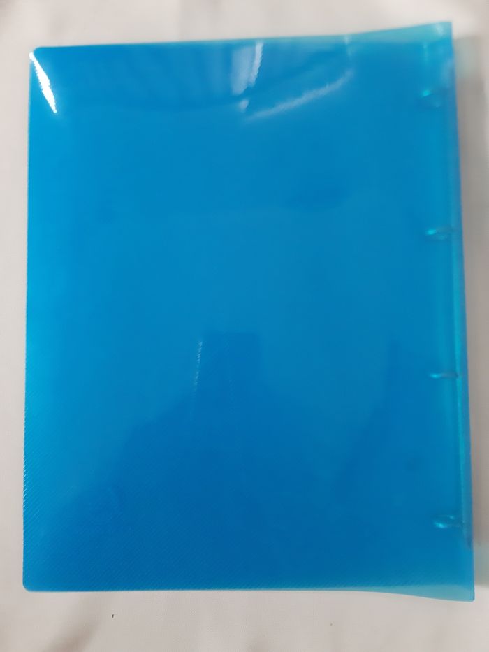 classeur souple à anneaux bleu - A4 - dos 20 mm - exacompta - photo numéro 2