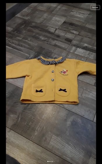 Gilet jaune et col vichy