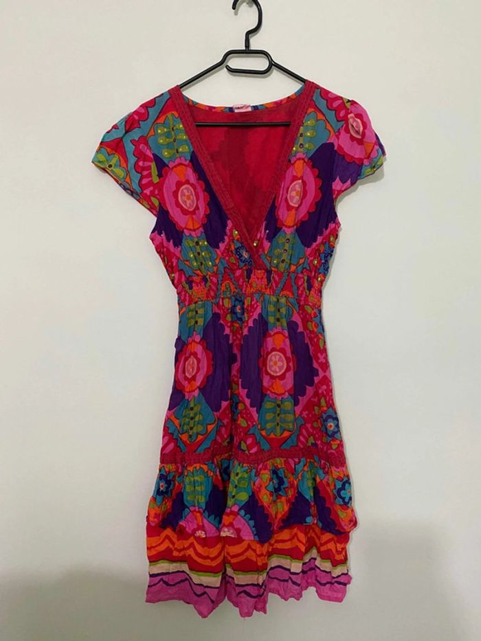 Robe colorée boutique indépendante