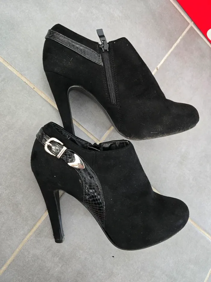 Bottines en daim - photo numéro 3