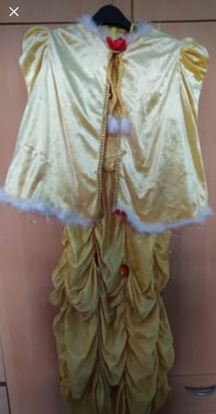 Robe de Belle de Disneyland taille 8/10 ans
Robe avec poncho assorti - photo numéro 2