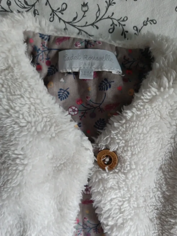 Gilet sans manches tout doux Cadet Rousselle 18 mois - photo numéro 2