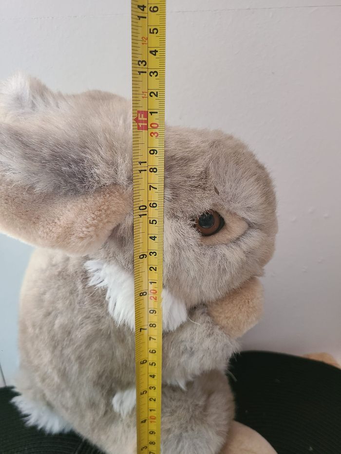 Lapin très doux Hauteur 37 cm (oreilles comprises) - photo numéro 2