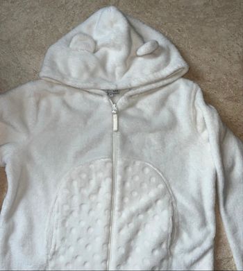 Combinaison pilou pilou ours blanc taille S de chez La Halle en très bon état