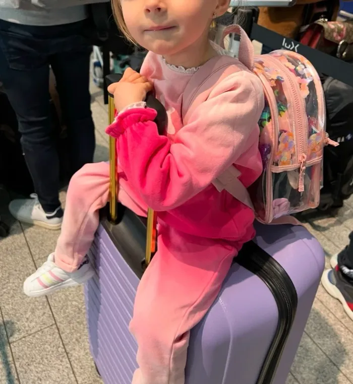 Ensemble jogging 3 pièces dégradé de rose - Taille 3 Ans - photo numéro 2