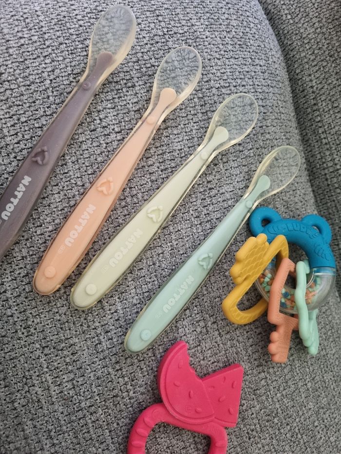 Hochets anneaux de dentition cuillères - photo numéro 4