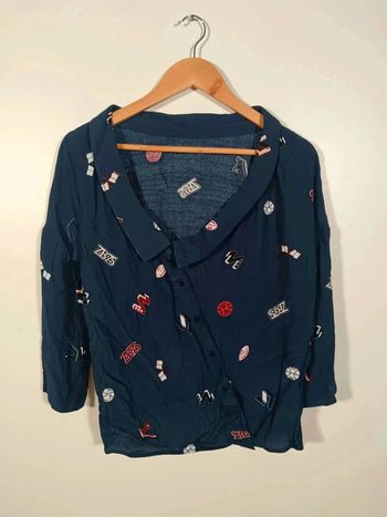 Blouse marine Zara 36