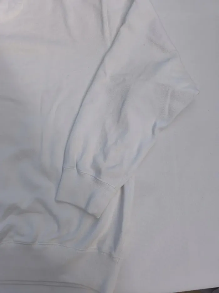 Pull Ralph Lauren homme taille XL blanc logo bleu marine Polo excellent état - photo numéro 14
