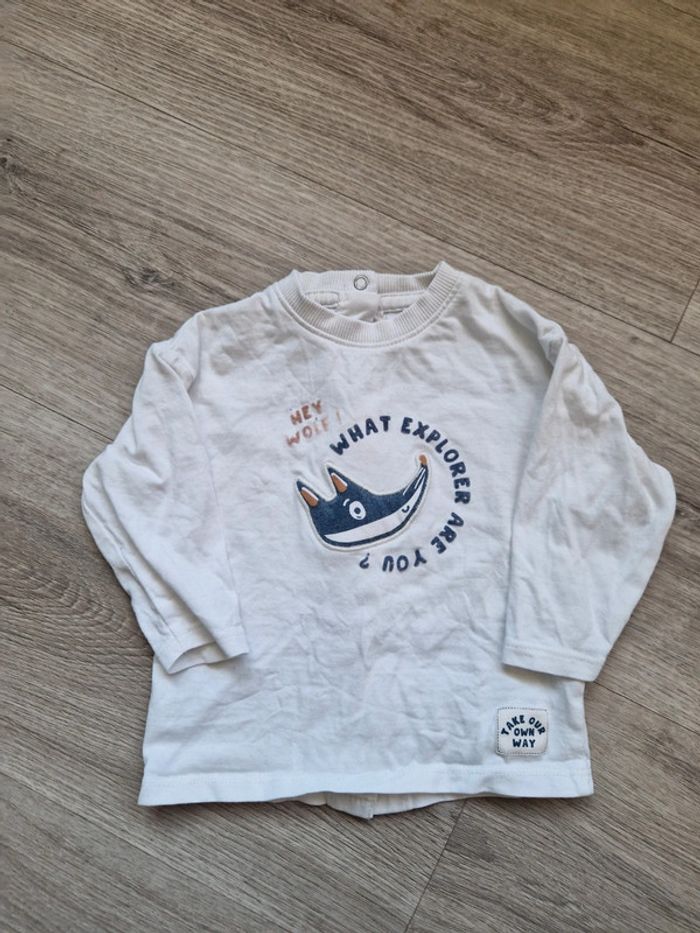 T-shirt ML kiabi 6 mois