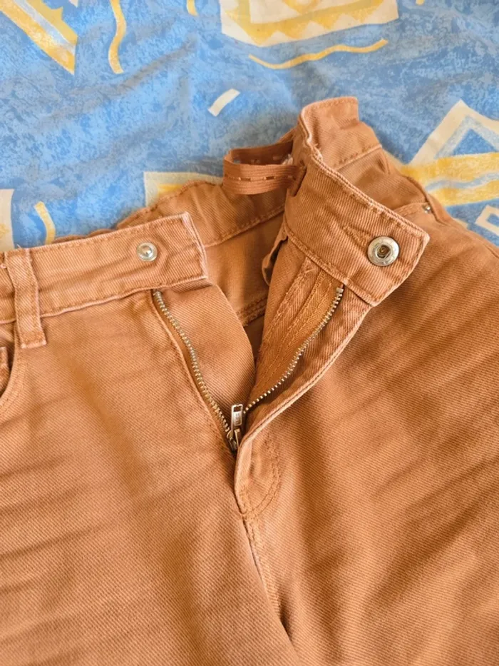 Jean large couleur Camel - photo numéro 5