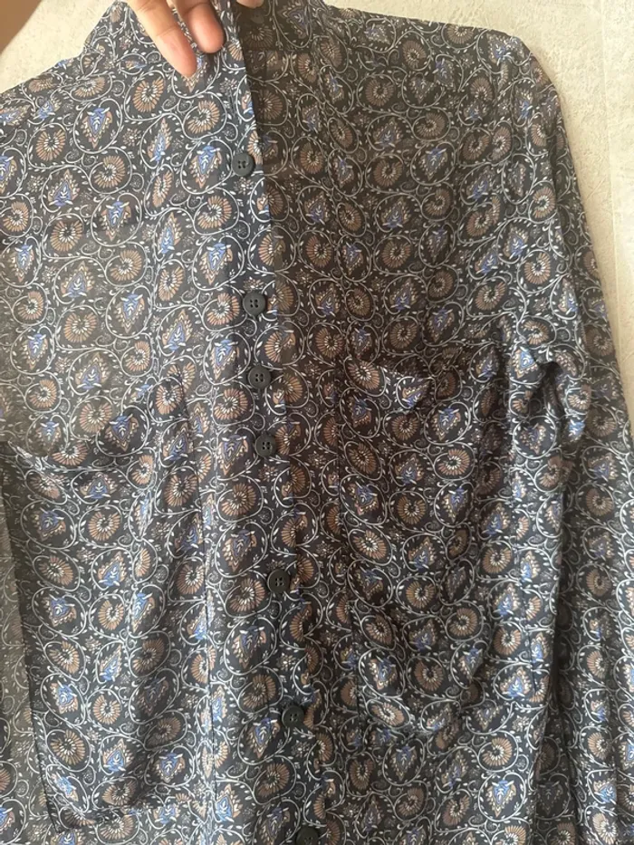 Chemise bleu marine taille S Joelle - photo numéro 10