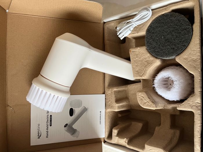 Autolaveuse, Brosse de nettoyage électrique Rotative Keenstone rechargeable sans fil avec 3 têtes po - photo numéro 7