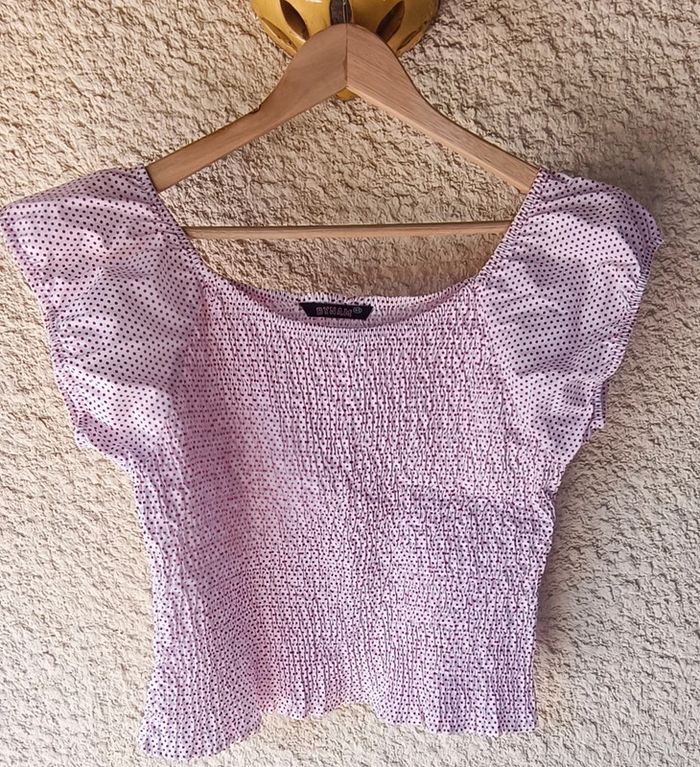 Joli haut estival smocks devant et derrière Dynam T44 - photo numéro 3