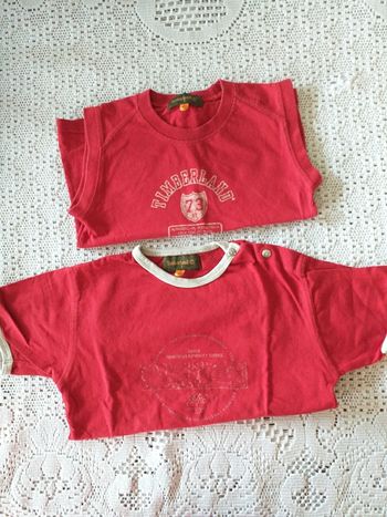 Lot tee shirt timberland