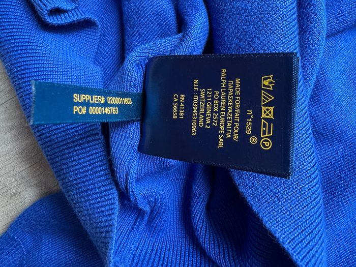 Pull Ralph Lauren avec logo brodé en coton Pima - photo numéro 5