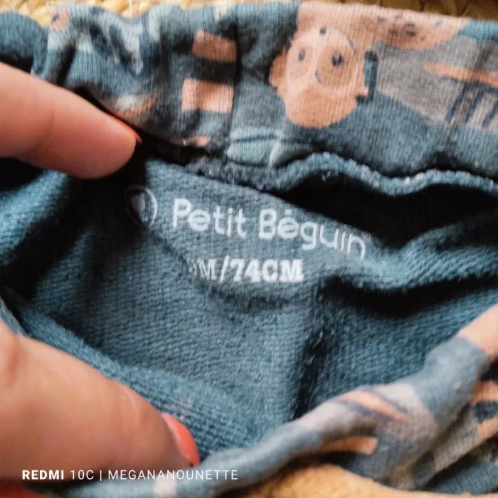 🌿 Ensemble Bébé 9 Mois – Petit Béguin 🐦 Thème Nature & Animaux – Parfait État - photo numéro 5