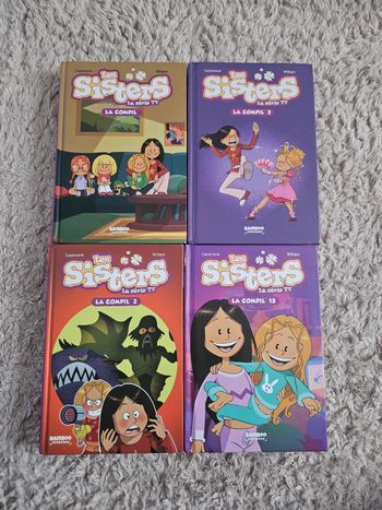 Lot 4 gros livres les sisters la compil