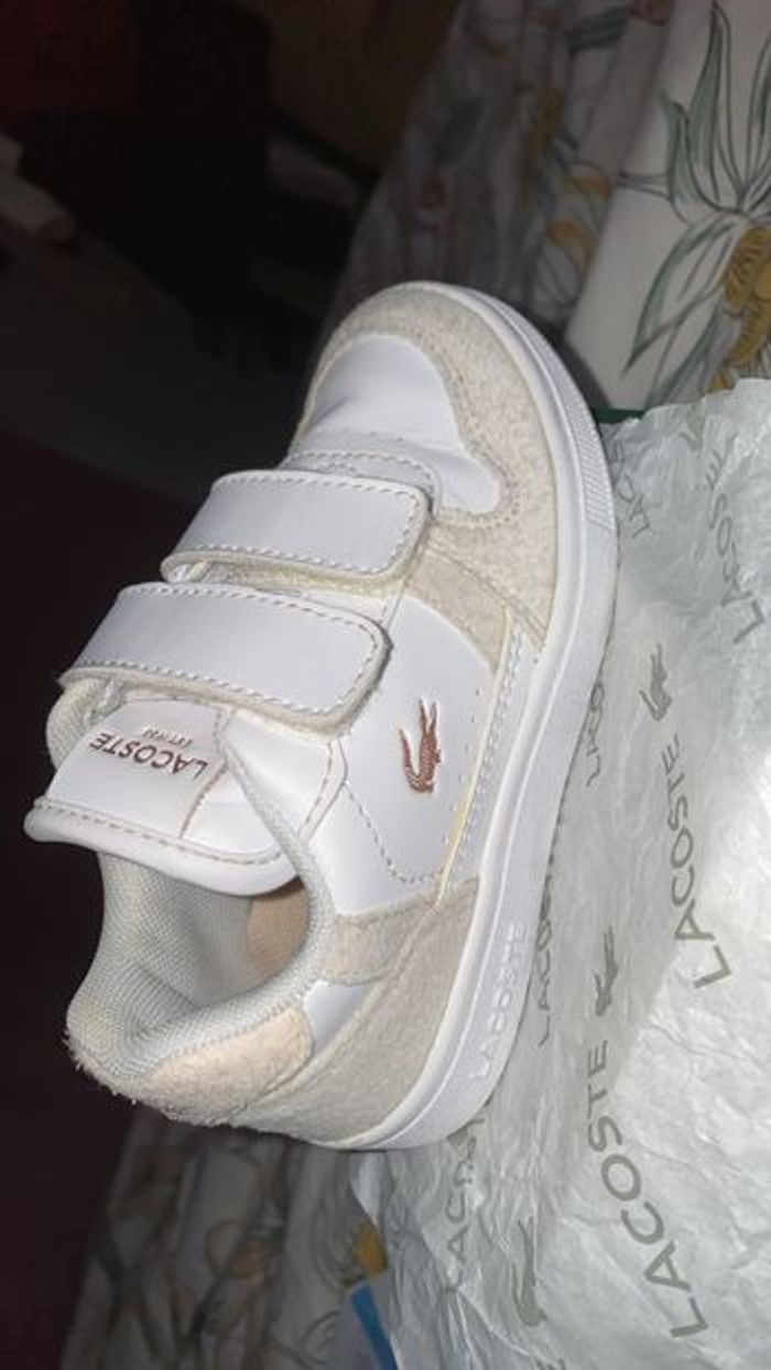 Lacoste fille beige rosé p25 - photo numéro 4