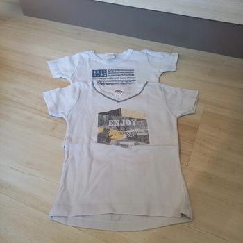 2 tee shirts petit bateau