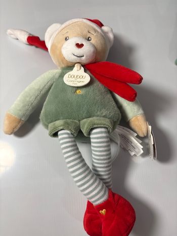 Doudou Farceur Cotillon vert doudou et compagnie 