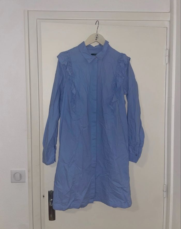 Robe chemise bleu Kiabi taille M