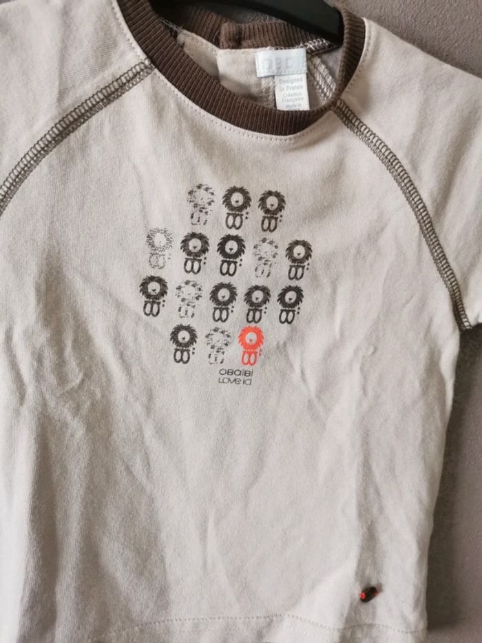 Tee-shirt garçon 12 mois. OBAIBI - photo numéro 3