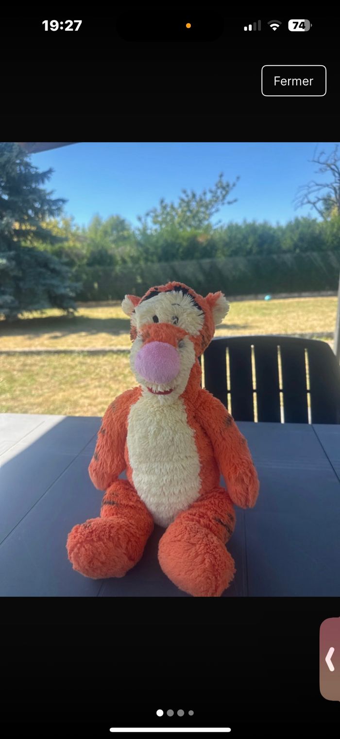 peluche tigrou et porcinet