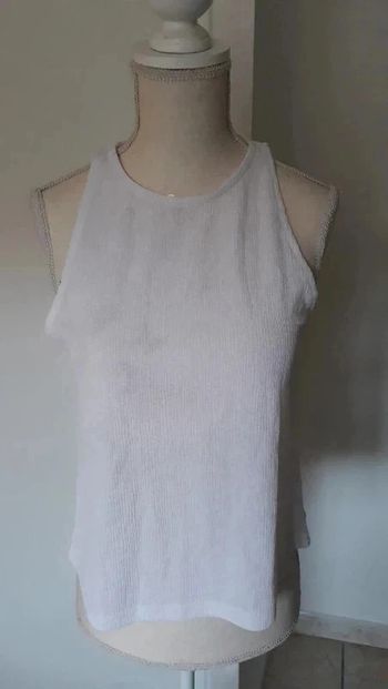 Tee shirt blanc Mango taille 34