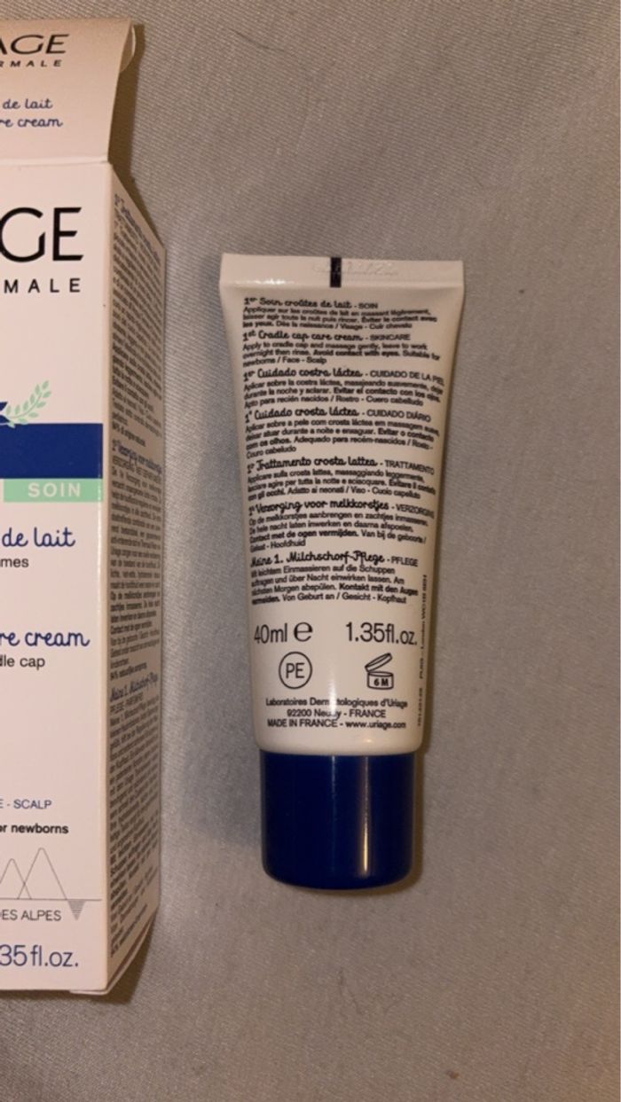 Uriage Bébé – Crème 1er Soin Croûtes de Lait (40 ml) - photo numéro 2