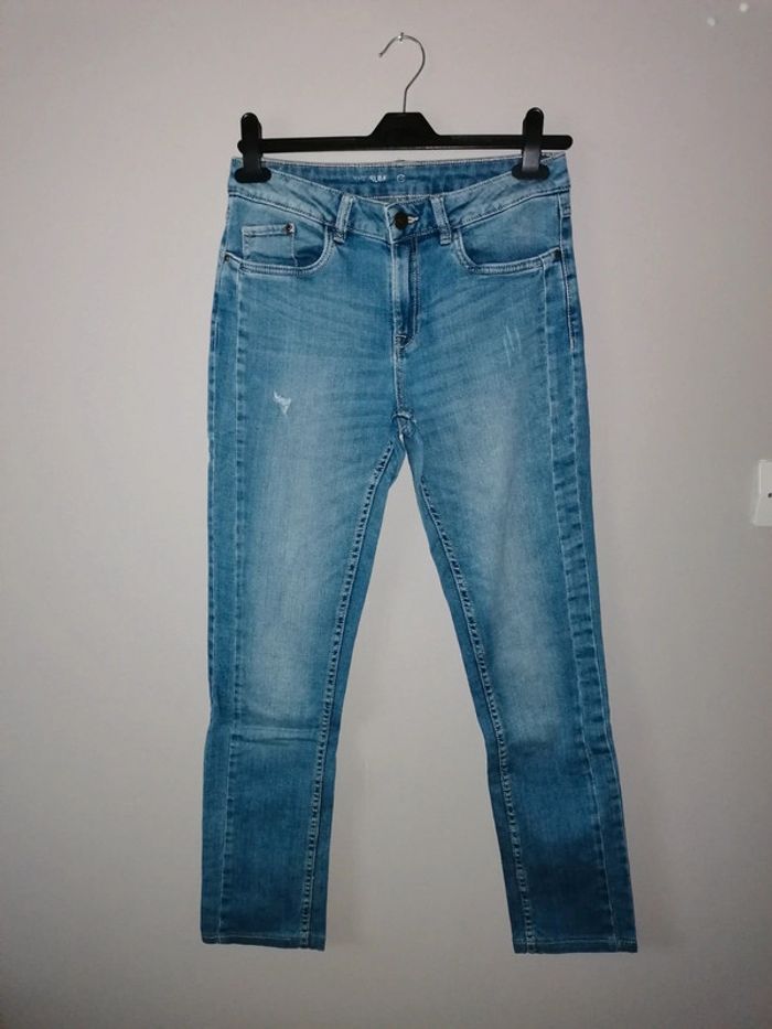 Jeans slim effet used Fr36 Eur34