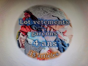 Lot vêtements garçon 4A