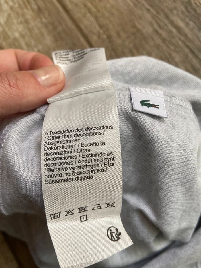 T-shirt Lacoste manches courtes fille - photo numéro 7