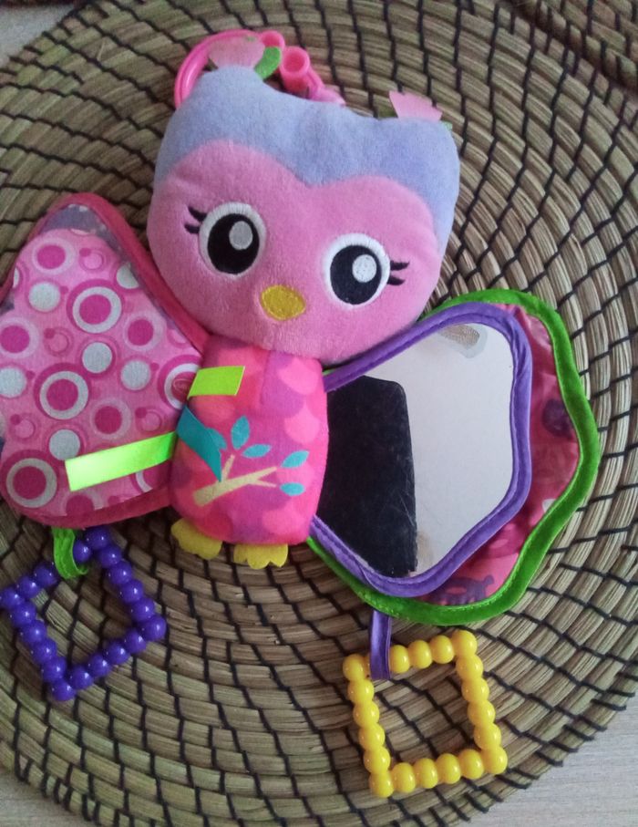 Lot papillon d'activités à accrocher et grelot Sophie la girafe 1er âge - photo numéro 4