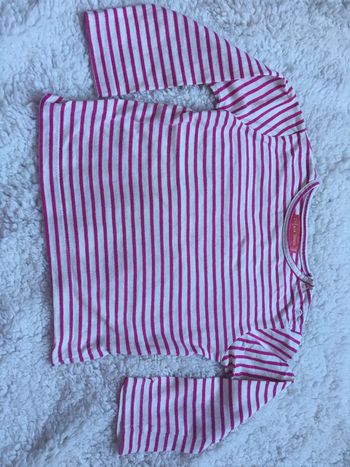 Haut 24 mois à rayures