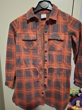 Robe chemise a carreaux